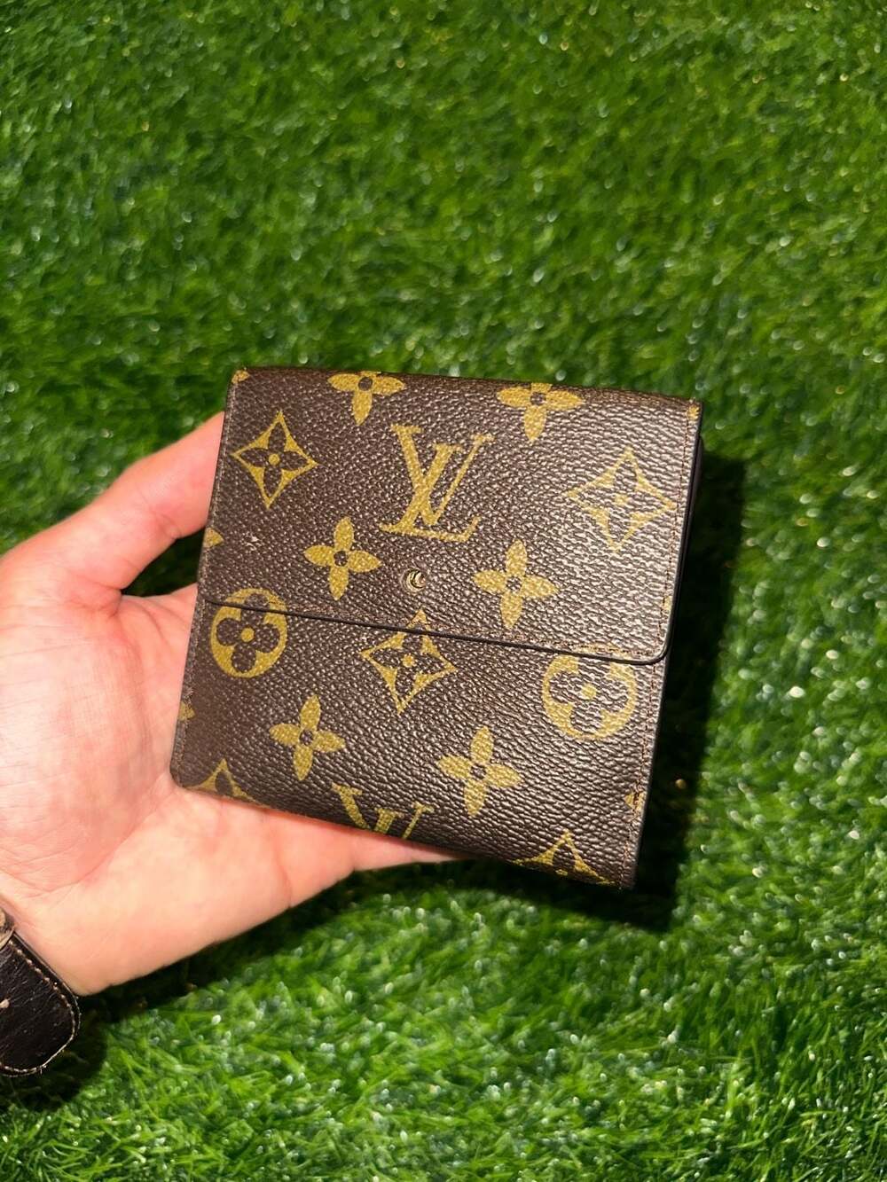 Louis Vuitton Monogram Porte Monnaie Tresor M61652 Wallet